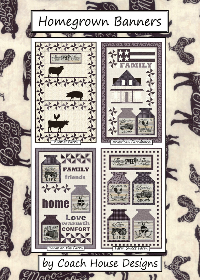 Homegrown Banners Downloadable PDF Quilt Pattern