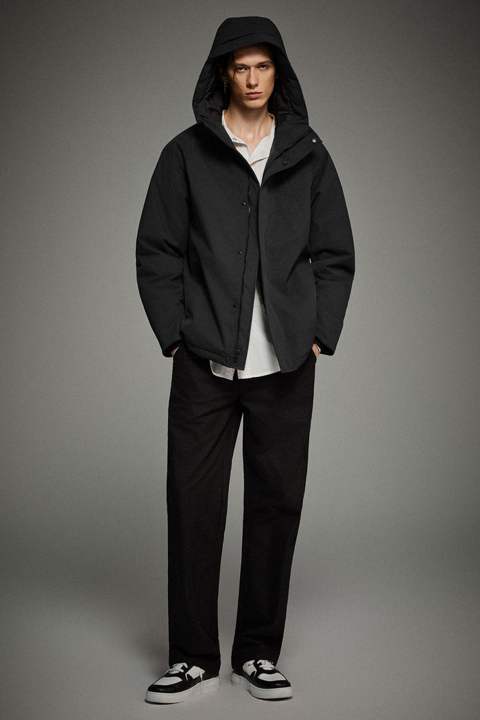 Lightweight Cropped Everyday Puffer Orolay #color_black