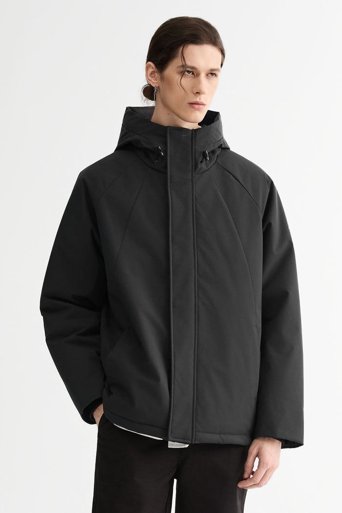 Lightweight Cropped Everyday Puffer Orolay #color_black