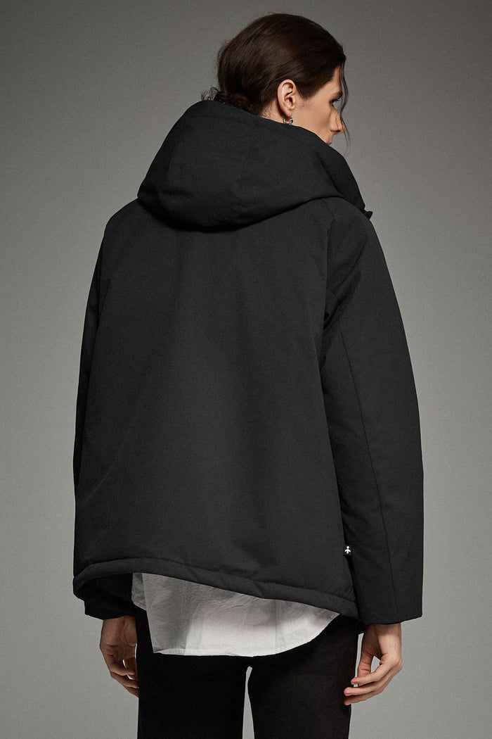 Lightweight Cropped Everyday Puffer Orolay #color_black
