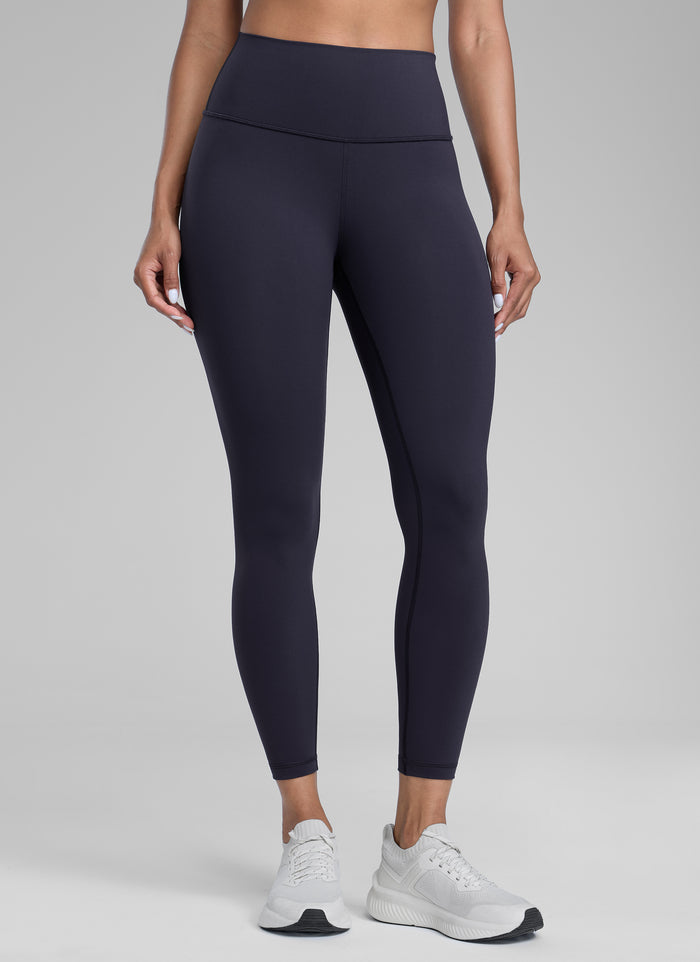 CRZ YOGA Women's Train High Rise Hugged Feel Compression Leggings 25'' Navy