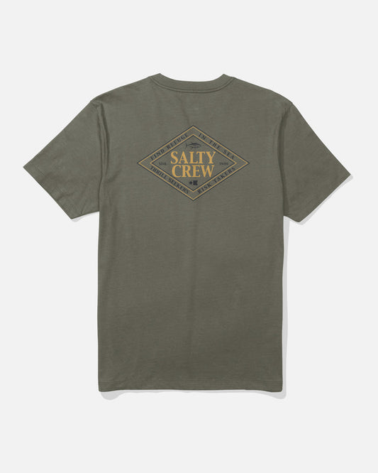 Iconic Ss Tee - Dusty Olive