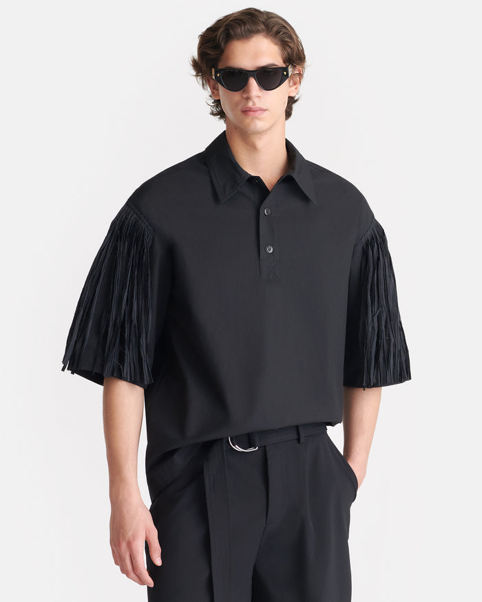 Ilian - Tech Poplin Shirt - Black