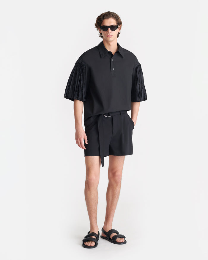 Ilian - Tech Poplin Shirt - Black
