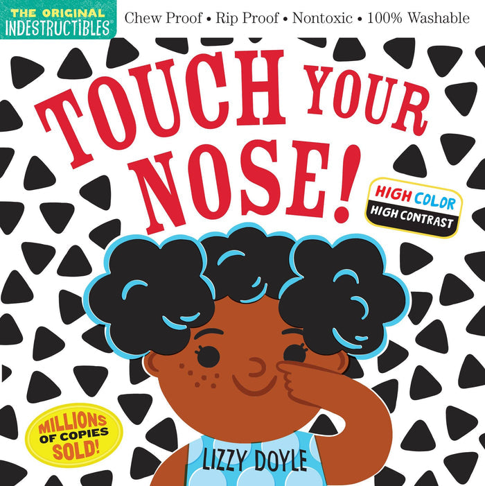 Indestructibles: Touch Your Nose! (High Color High Contrast) - Wee Bee Baby Boutique