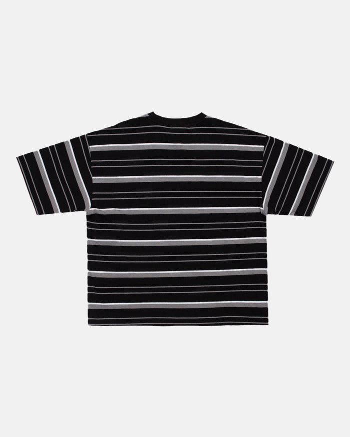 INTERNATIONAL STARS TEE GREY STRIPED - COLD CULTURE