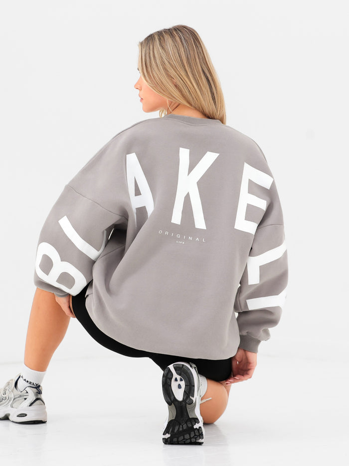 Isabel Oversized Jumper - Cloud Grey