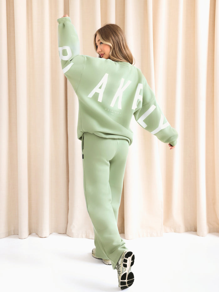 Isabel Oversized Jumper - Matcha Green