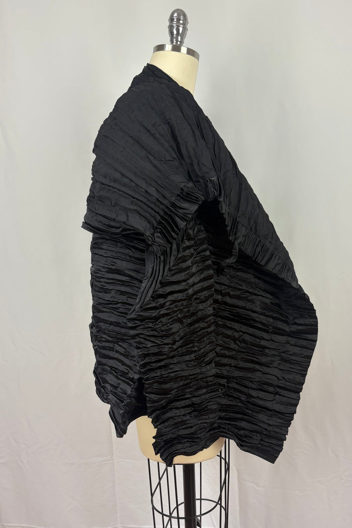 Issey Miyake Pleats Please Avant-Garde Draped Pleated Jacket