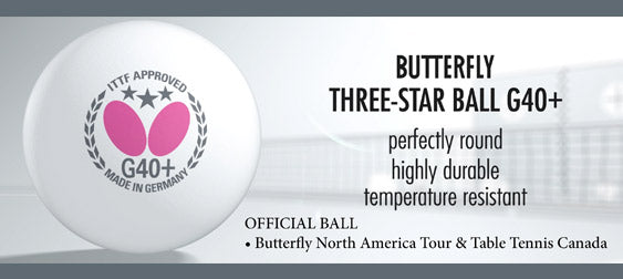 ITTF APPROVED 3-STAR BALL G40+ - TABLE TENNIS - Arcade Sports