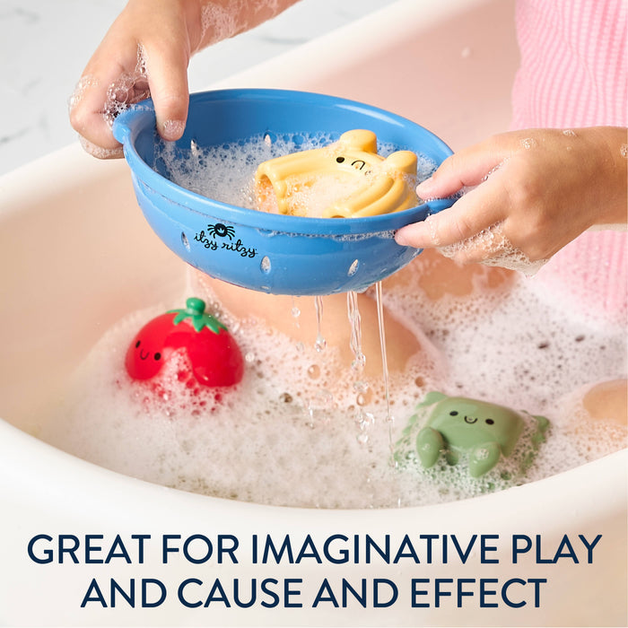 Itzy Splash Pals - Bath + Water Toy: Pasta Bowl - Wee Bee Baby Boutique