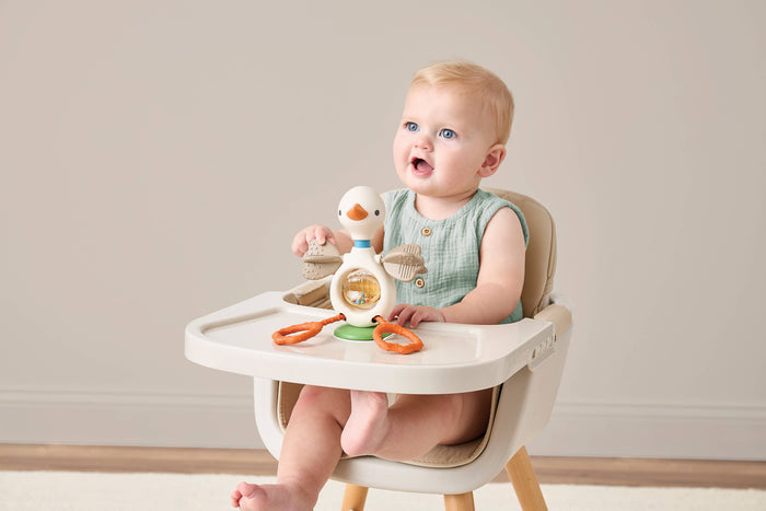 Itzy Twist & Bop - High Chair Sensory Toy - Goose - Wee Bee Baby Boutique