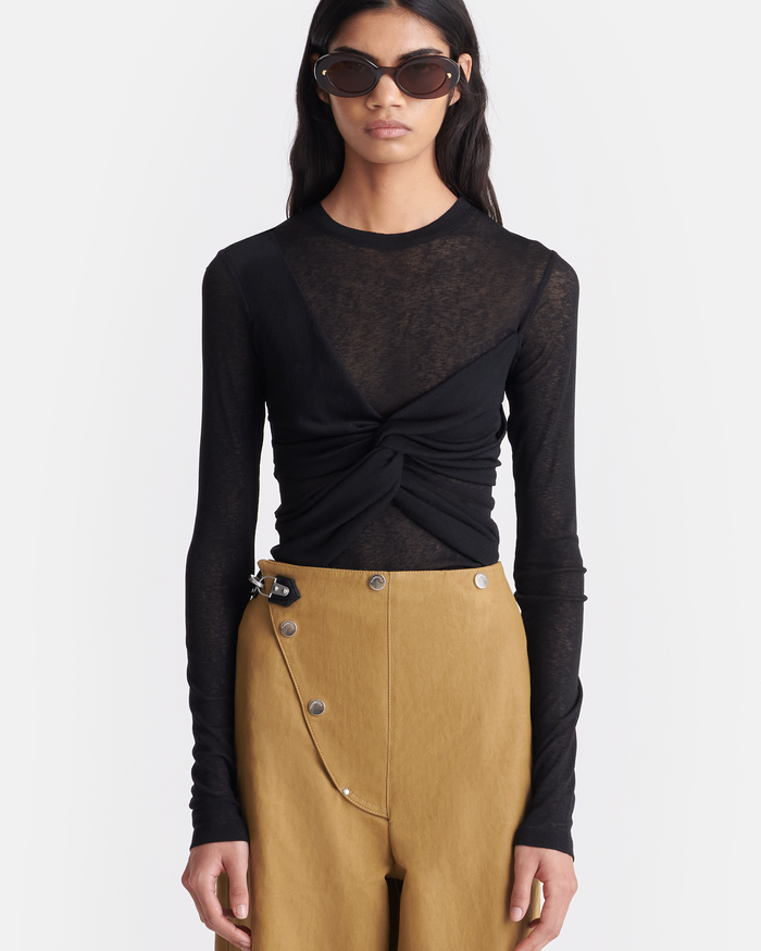Izolda - Top - Black
