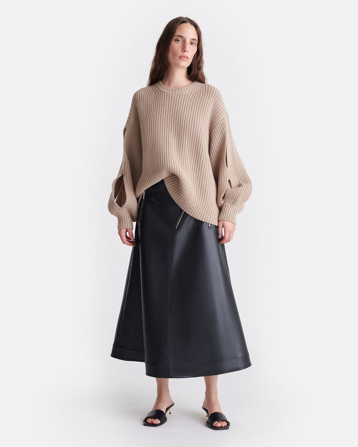 Jacint - Cashmere-Blend Sweater - Oatmeal