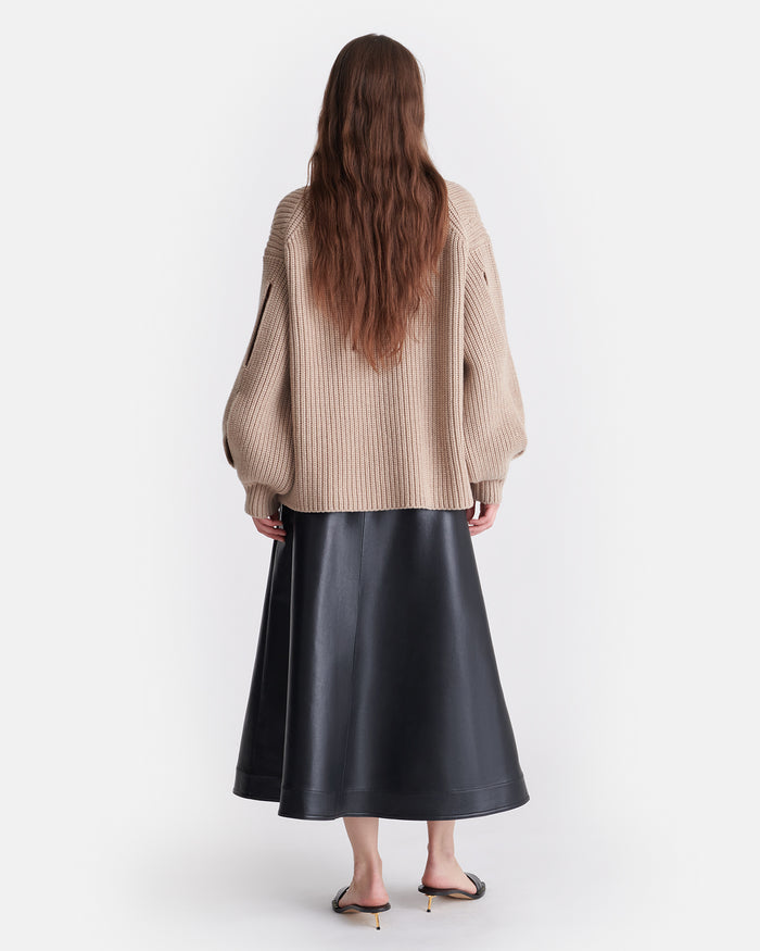 Jacint - Cashmere-Blend Sweater - Oatmeal