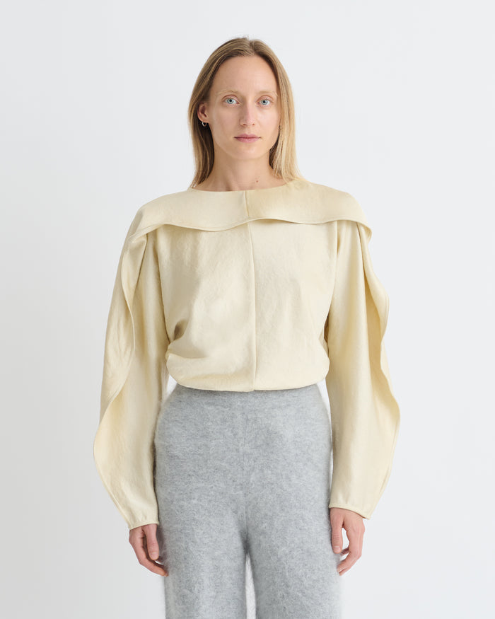 Jamille - Long sleeve top - Ecru