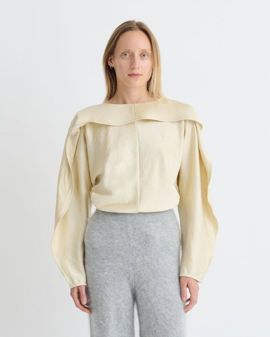 Jamille - Long sleeve top - Ecru