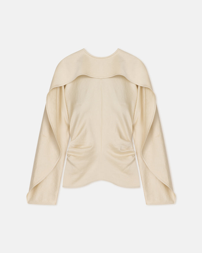 Jamille - Long sleeve top - Ecru