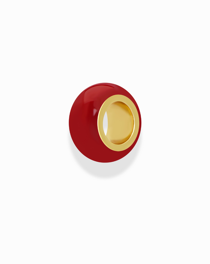 Joelle Enamel Charm Spacer - Mod + Jo - Jewelry built to last, advanced plating technology
