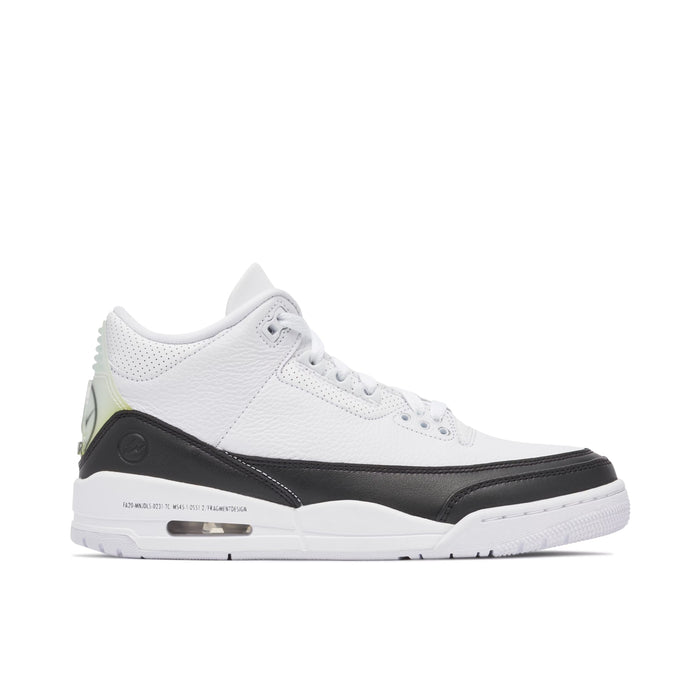 Jordan 3 Retro x Fragment White Black