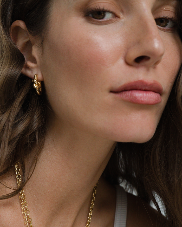 Karina Knot Hoops - Mod + Jo