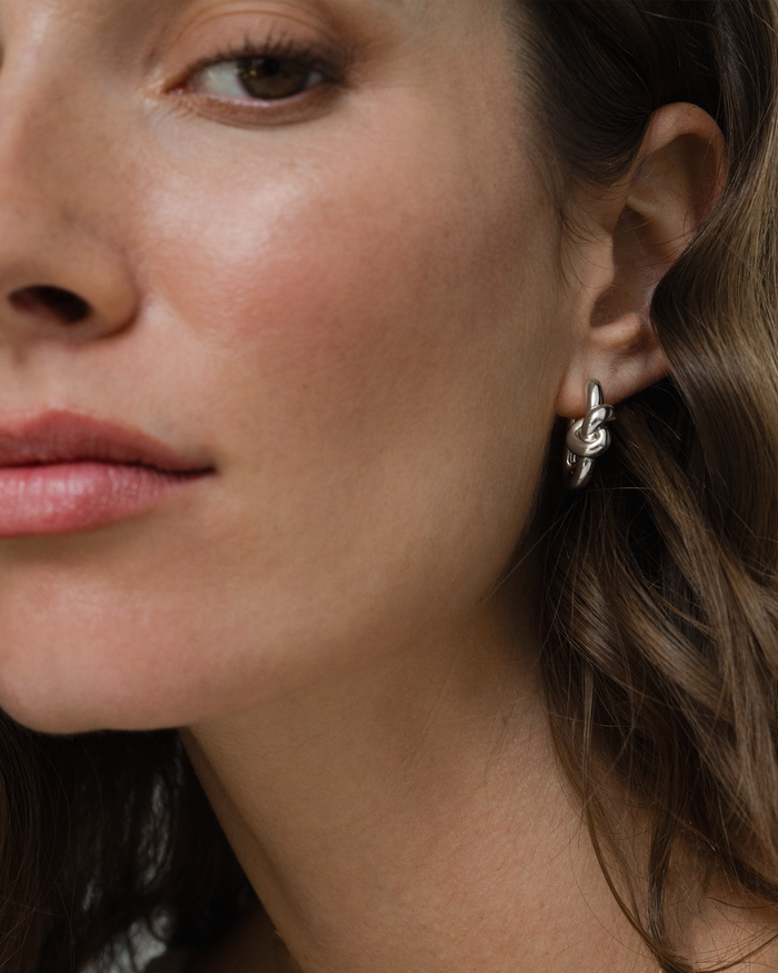 Karina Knot Hoops - Mod + Jo