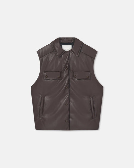 Karlene - Okobor Vest - Coffee Ground