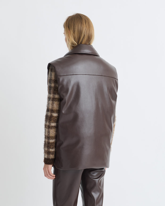 Karlene - Okobor Vest - Coffee Ground