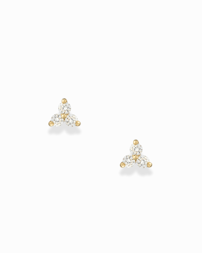 Katie Trinity Studs - Mod + Jo - Jewelry built to last, advanced plating technology