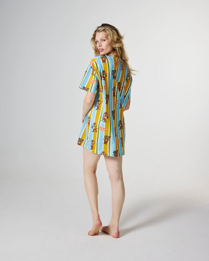 Kip&Co x Blinky Bill Adventures With Blinky Adult Organic Cotton Oversize T-shirt Nightie