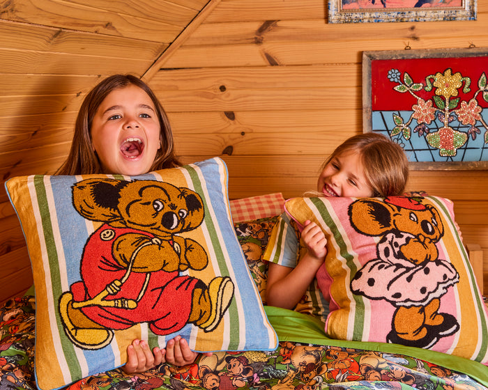 Kip&Co x Blinky Bill Blinky Embroidered Cushion