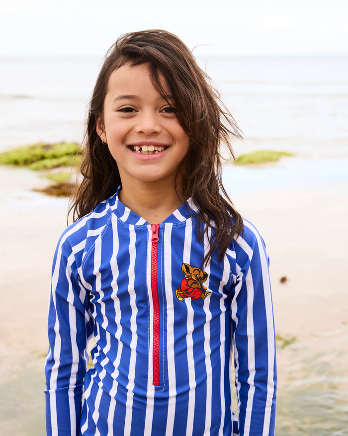 Kip&Co x Blinky Bill Blinky Stripe Long Sleeve Bathers