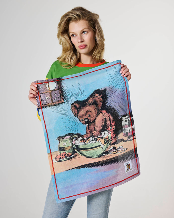 Kip&Co x Blinky Bill Late Night Snack Tea Towel