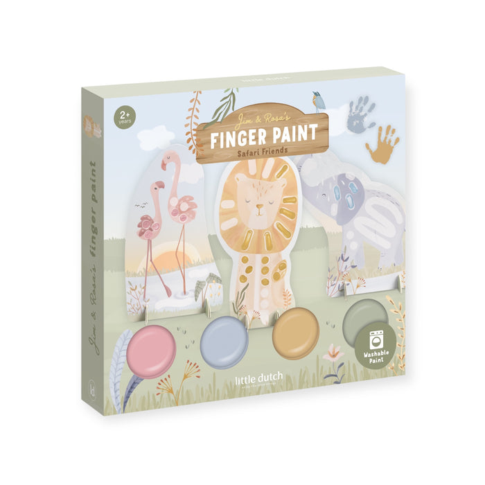 Kit de peinture au doigt | Safari Friends