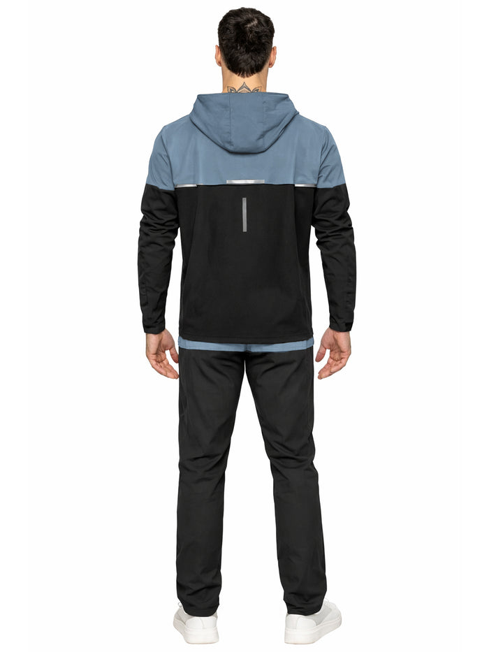 Kruze | Mens Colour-Block Tracksuit Set