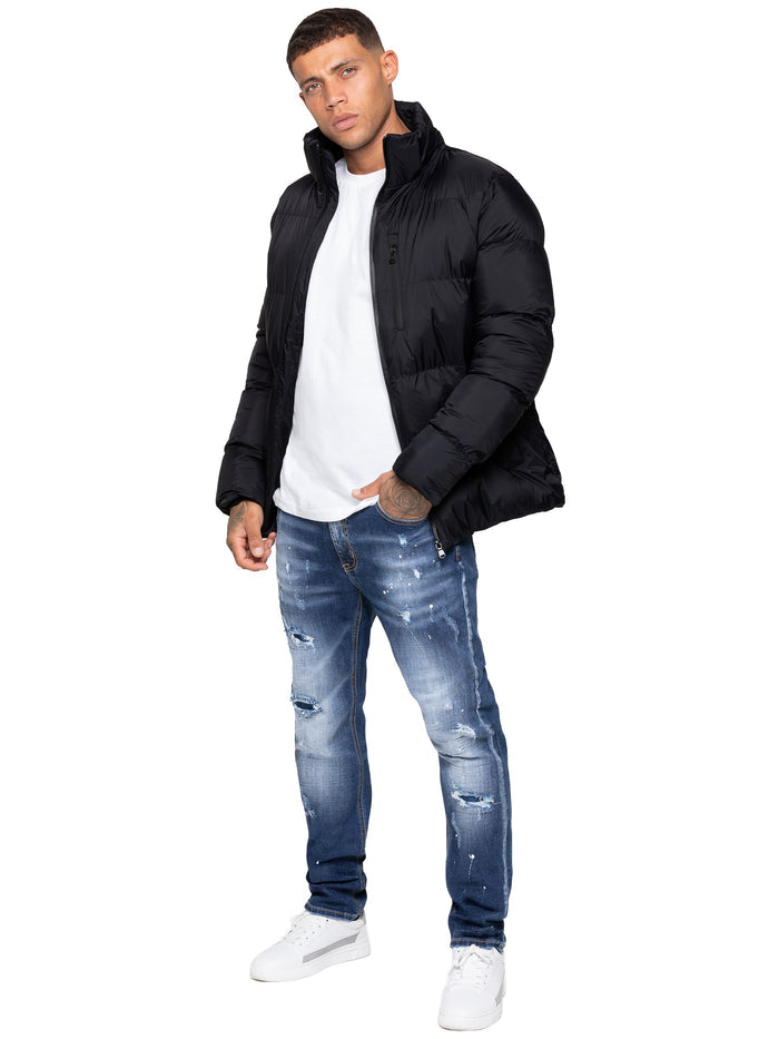 Kruze | Mens Hooded Puffer Jacket