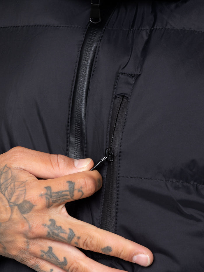 Kruze | Mens Hooded Puffer Jacket