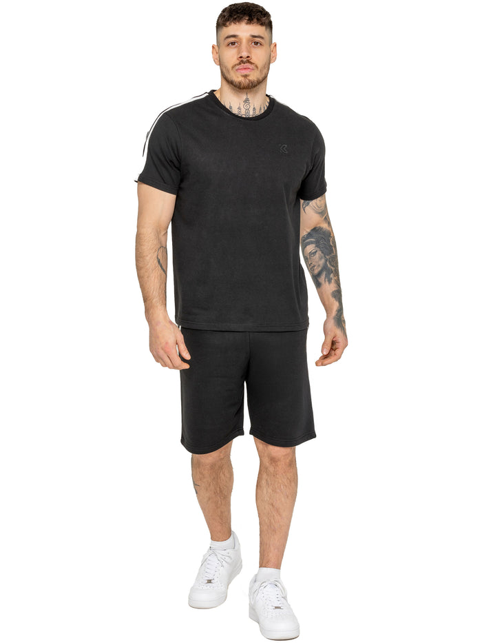 Kruze | Mens Tape T-Shirt With Shorts Set