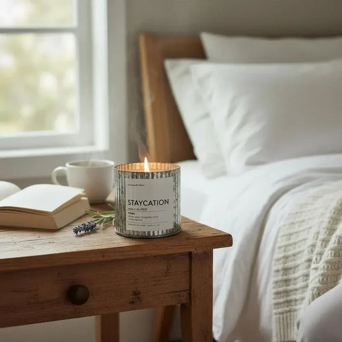 Lakeside Rustic Wood Wick Candle