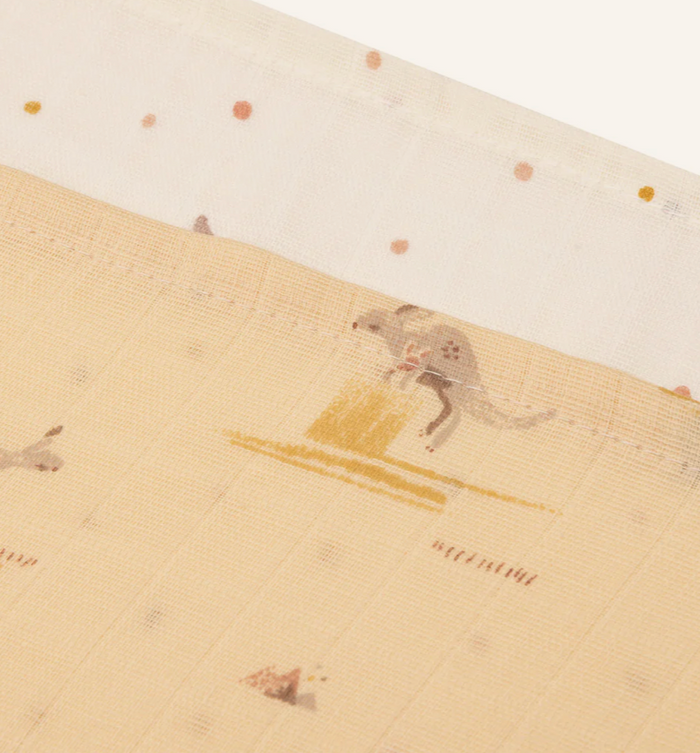 Langes gaze de coton | 70cm | Kangourou