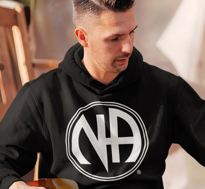 LARGE NA SYMBOL Black Hoodie