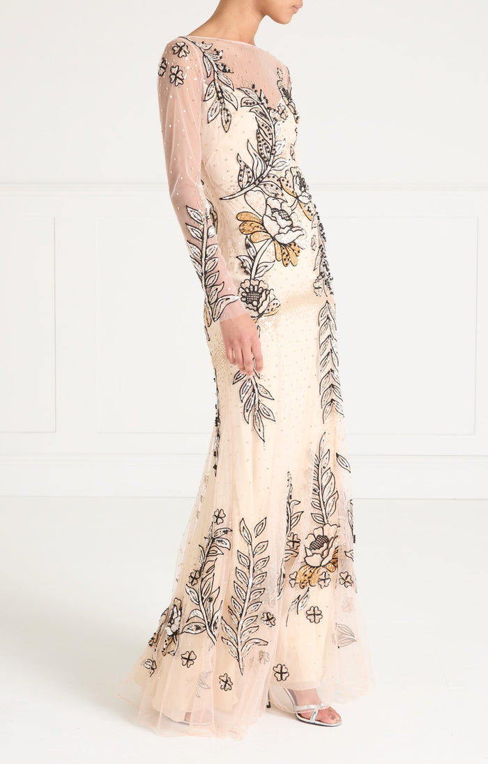 Lavinia Gown - Almond