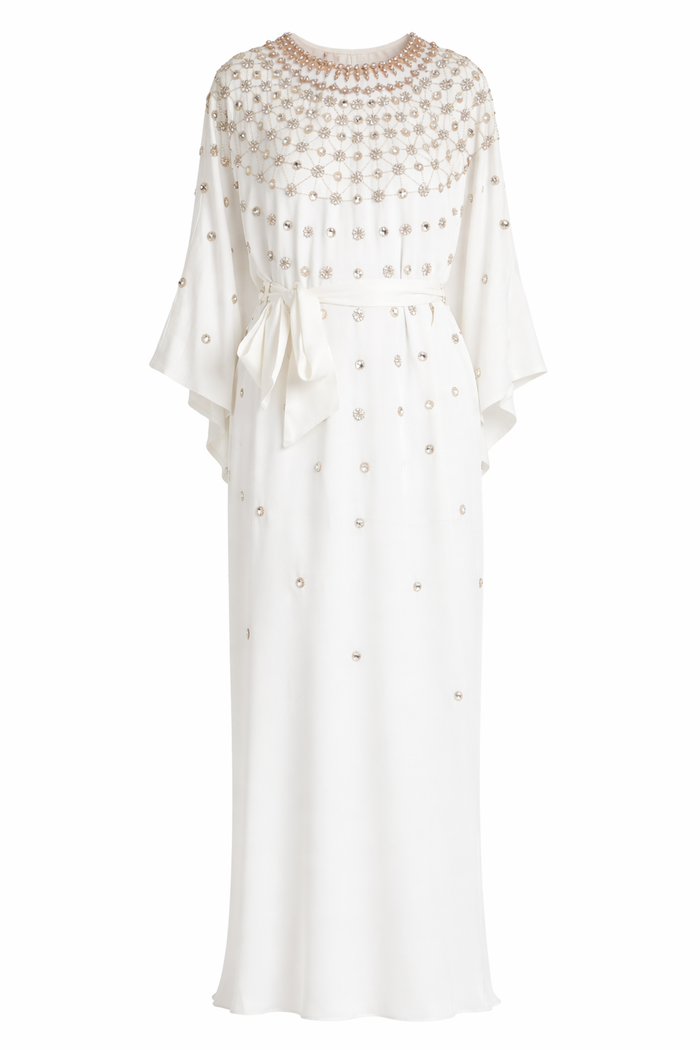 Layla Gown - White & Gold