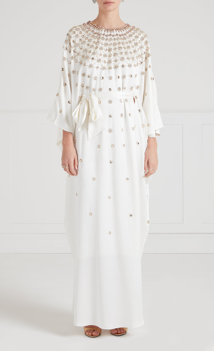Layla Gown - White & Gold
