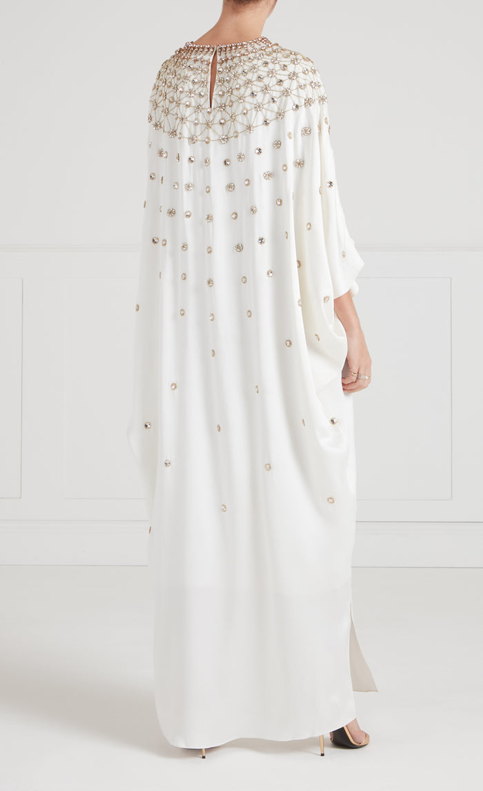 Layla Gown - White & Gold