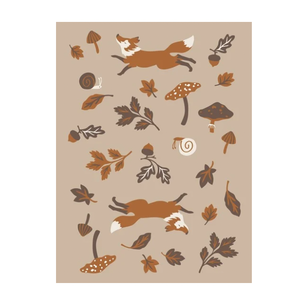 Leaping Fox Knit Blanket - Wee Bee Baby Boutique