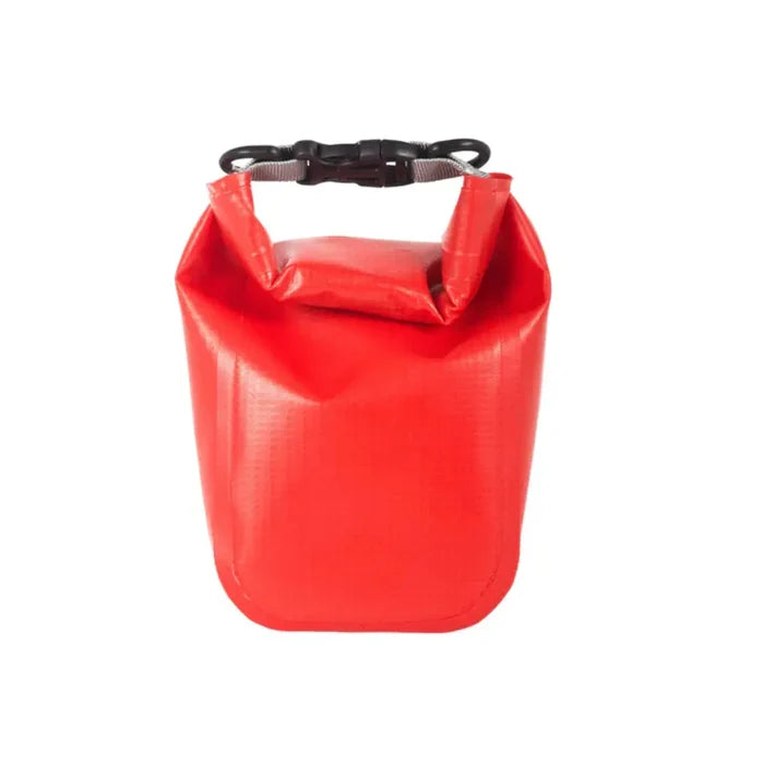 Lifesystems Mini Waterproof First Aid Kit shown from the reverse on a white background