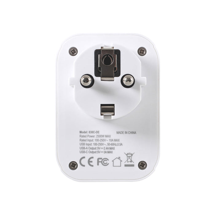 Lifeventure World To Europe USB Travel Adaptor Plug