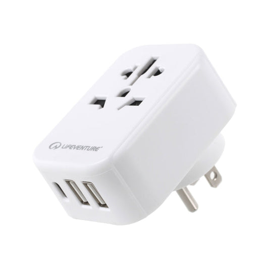 Lifeventure World To USA USB Travel Adaptor Plug