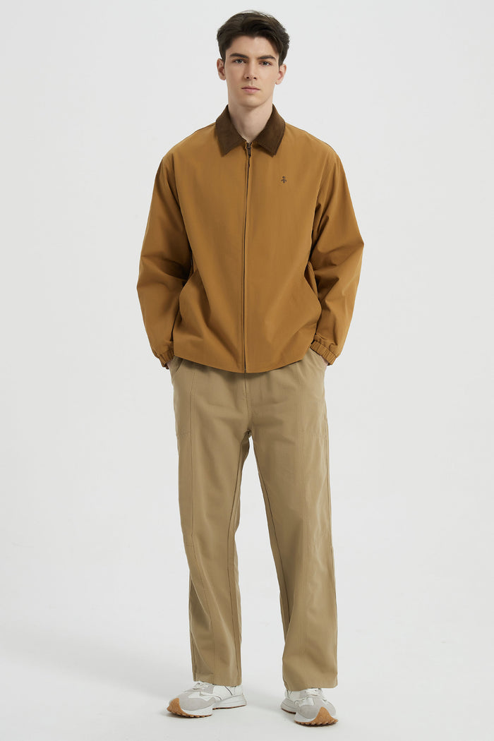 Orolay Lightweight Casual Windbreaker Jacket #color_brown